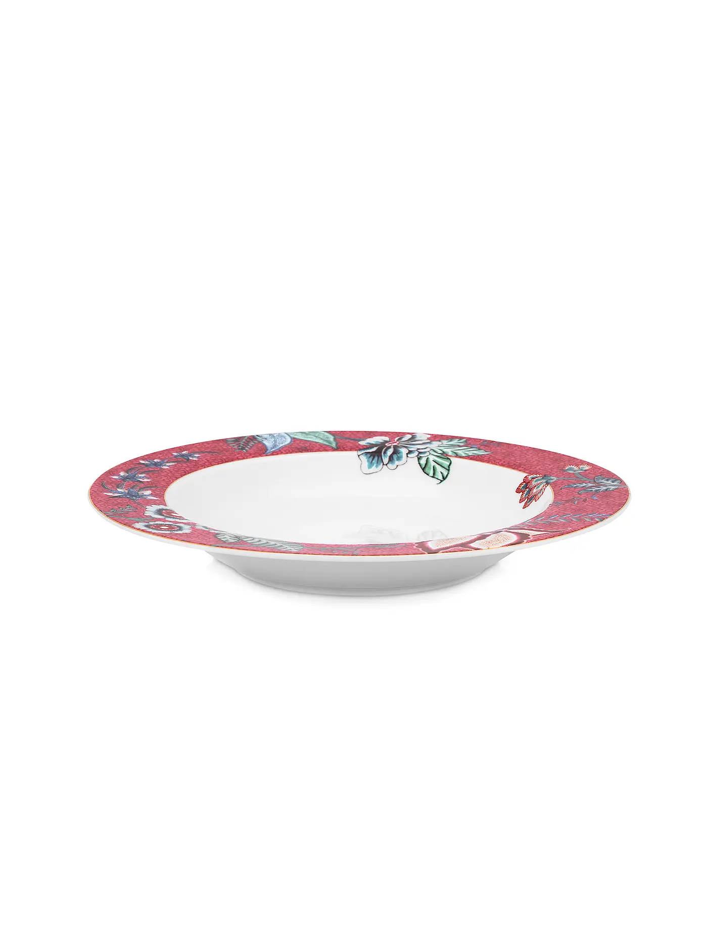 PIP STUDIO | Suppenteller 21,5cm Flower Festival Dark Pink | beere